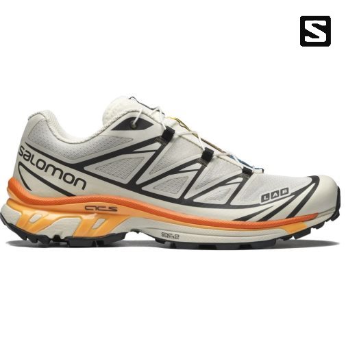 Salomon Xt-6 Women's Sneakers Cream | CA 78J56